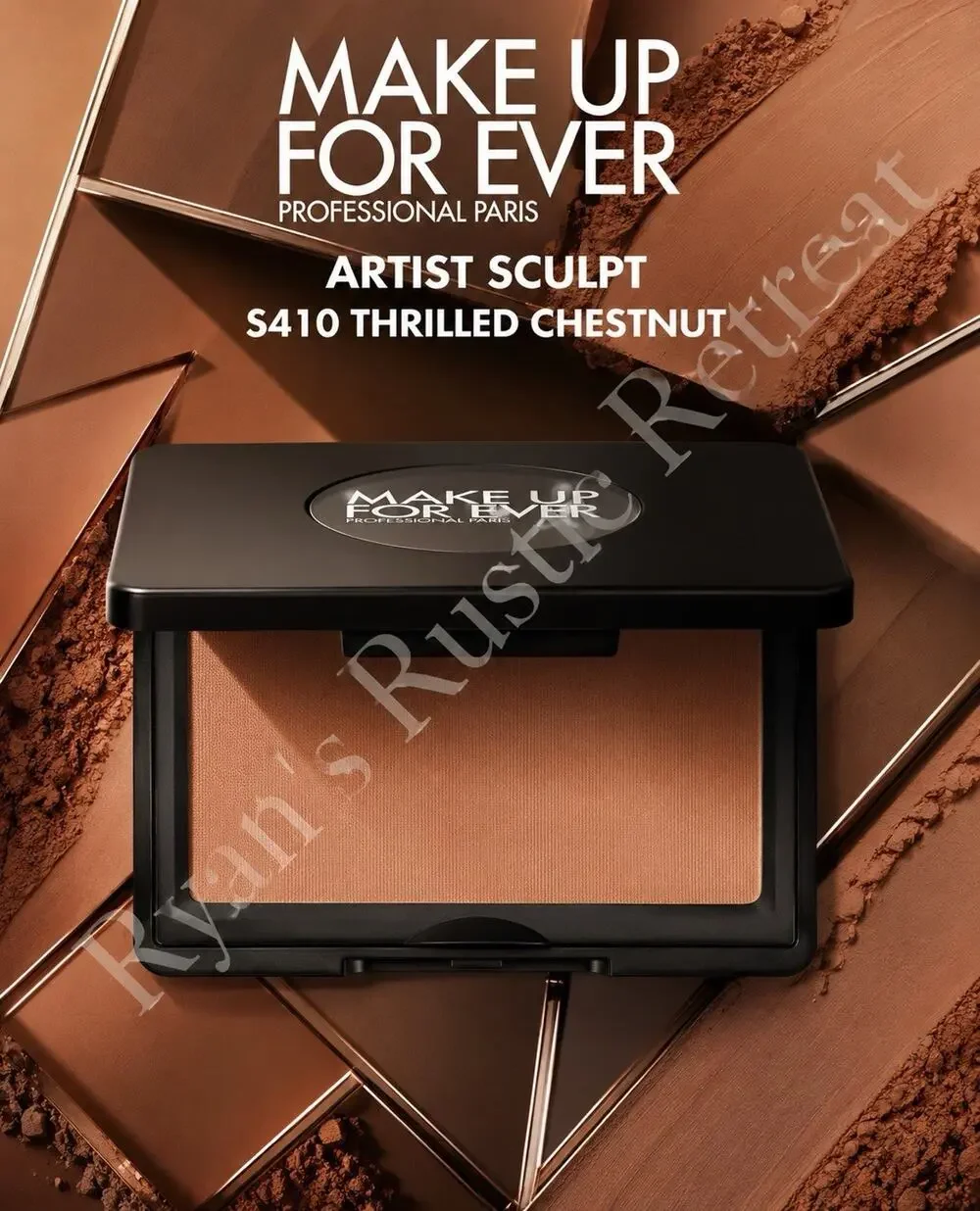 MAKE UP FOR EVER - Artist Sculpt - Model: S410 Shade: Thrilled Chestnut- 0.14 oz